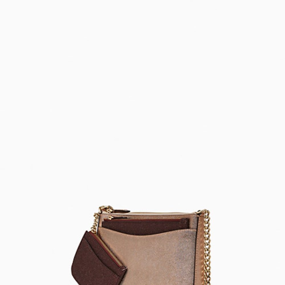 COPY - kate spade new york shimmy glitter chained triple crossbody/pouch 3 in 1… - Picture 3 of 5